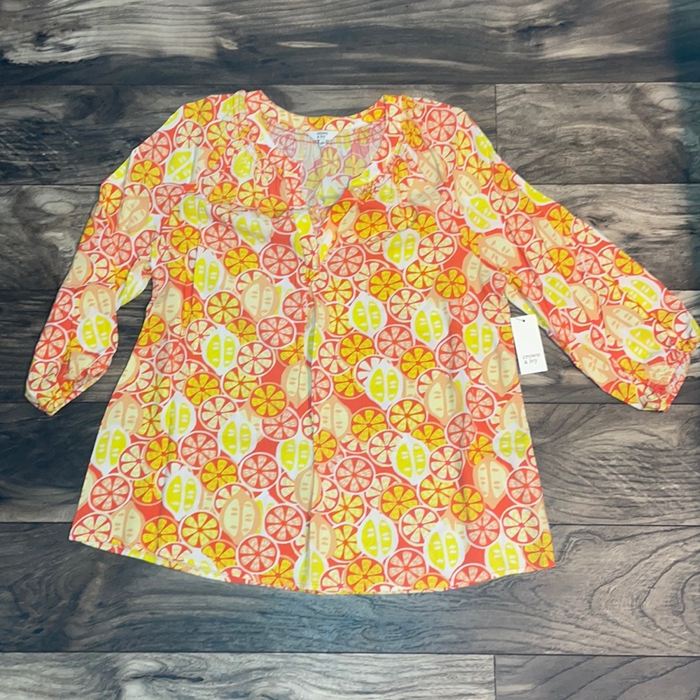 Crown & Ivy Peasant Top